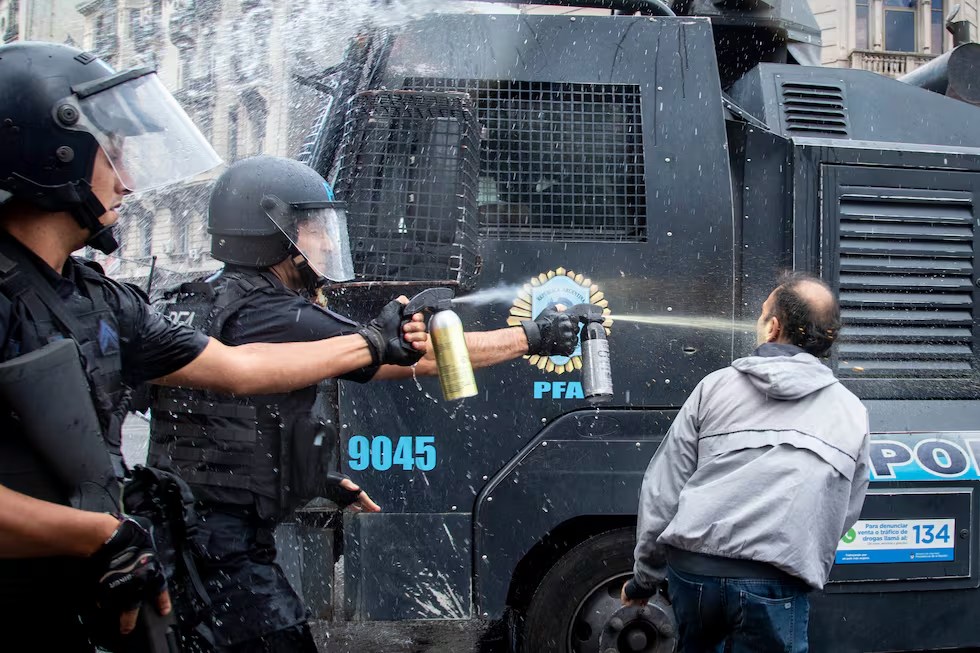 Operativos en marchas de jubilados: el gasto que reaviva el debate&nbsp;político
