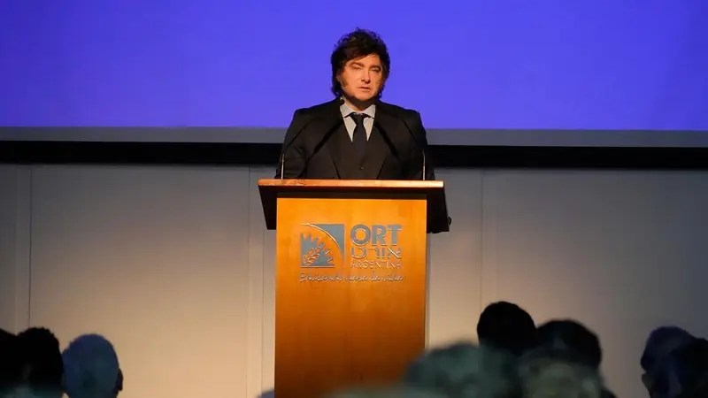 Frente a alumnos, Milei volvió a atacar al marxismo con un discurso&nbsp;religioso